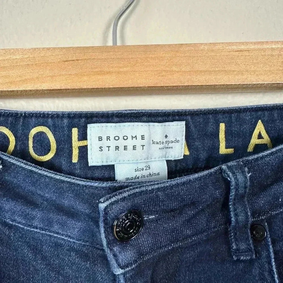 Kate Spade Broom Street Bootcut Jeans Dark Wash Women's Size 29 - Picture 2 of 4